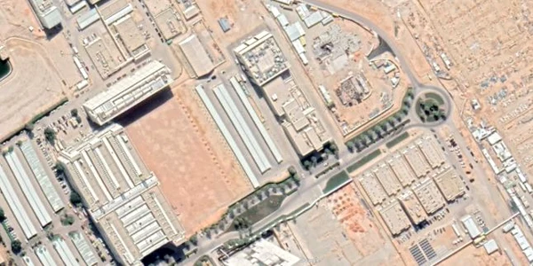 reactor nuclear Arabia Saudită FOTO Google Earth