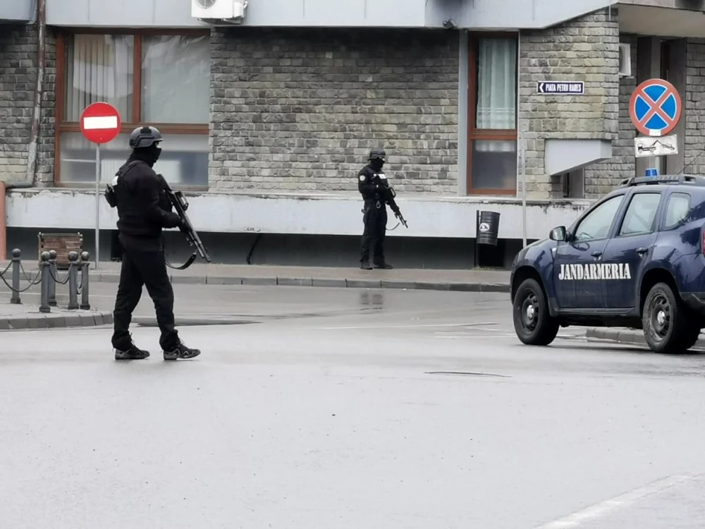 bistrita atentat bomba. foto bistriteanul