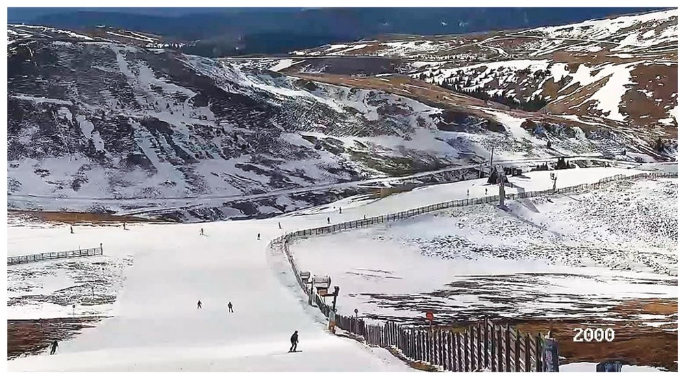 Domeniul schiabil al stațiunii Sinaia, închis din nou din cauza rafalelor de vânt