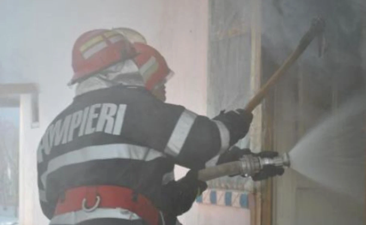 Incendiul a fost lichidat repede