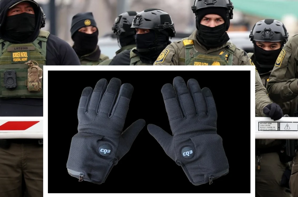 Mănuși capabile să provoace șocuri electrice dureroase