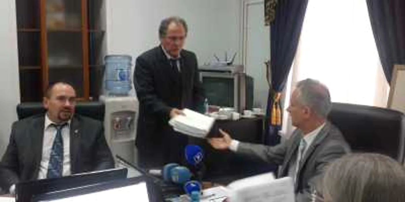Judecătorul Nicolai Nogai(centru) la şedinţa CSM FOTO:Adevărul
