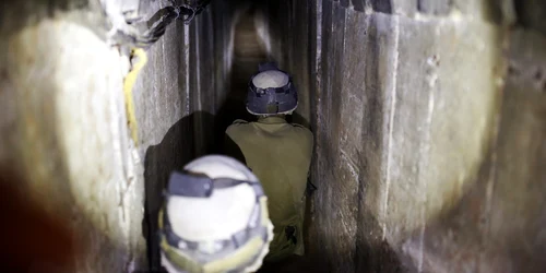 Tunelul secret care lega Fâşia Gaza de teritoriul israelian FOTO Reuters