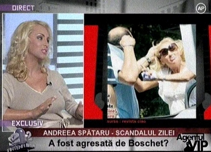 Andreea Spătaru a povestit la Antena 2 cum a fost agresată de „Boschet”, în iulie 2008