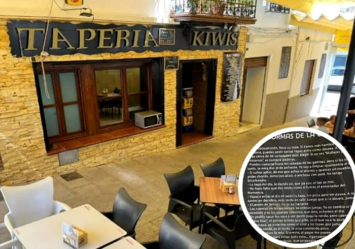 Barul de tapas care are o listă cu 17 reguli pe care clienții trebuie să le respecte / foto: Ideal