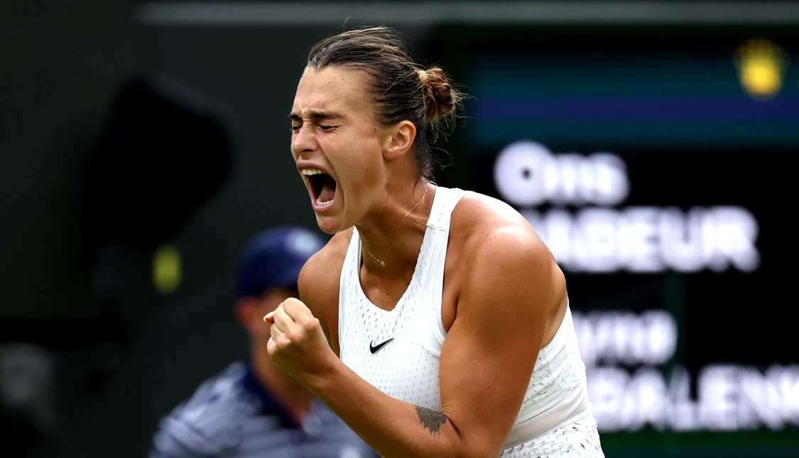 Aryna Sabalenka a spulberat-o pe Lesia Tsurenko. Foto Getty images