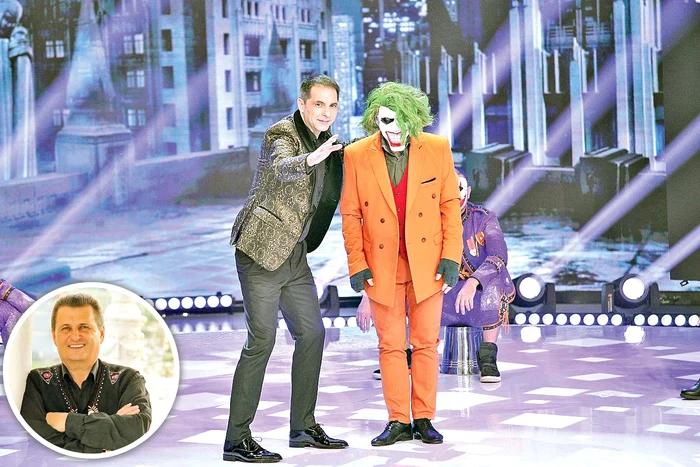 Nea Mărin, recunoscut cu greu, sub masca lui ”Joker”