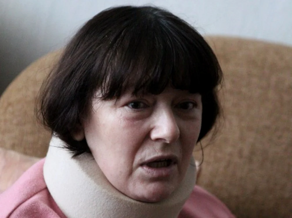 Efrosinia Boboc, asistenta medicală care susţine că a fost lovită de actualul deputat liberal Gheorghe Brega