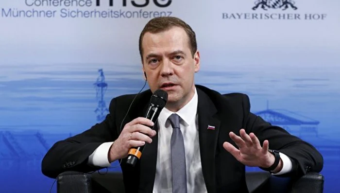 Premierul rus, Dmitri Medvedev, la Conferinţa de Securitate de la Munchen FOTO RIA Novosti