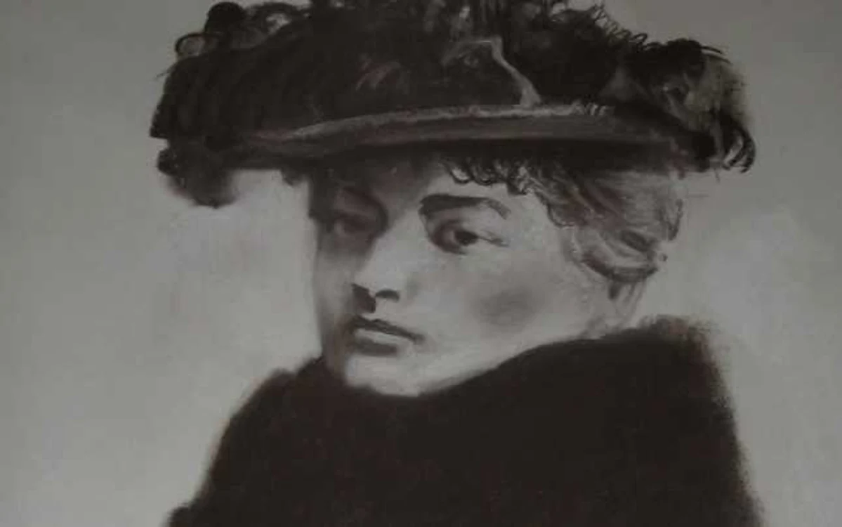 Hortensia Papadat Bengescu. Portret pictat din colecţia artistei, aflat la casa memorială din Iveşti.