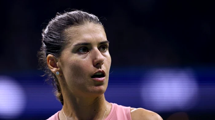 Sorana Cîrstea nu reușește să-i facă față polonezei. Foto Getty images