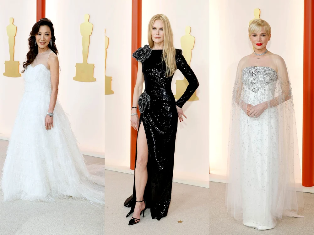 Culorile neutre au domina covorul roșu de la Premiile Oscar 2023 (Foto: GettyImages)
