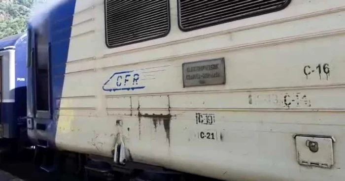 Locomotivă avariată FOTO: Adevărul (arhivă)