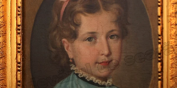 Printre tablourile donate Muzeului de Artă se numără şi cel intitulat „Madonă“. Foto: Bogdan Crăciun
