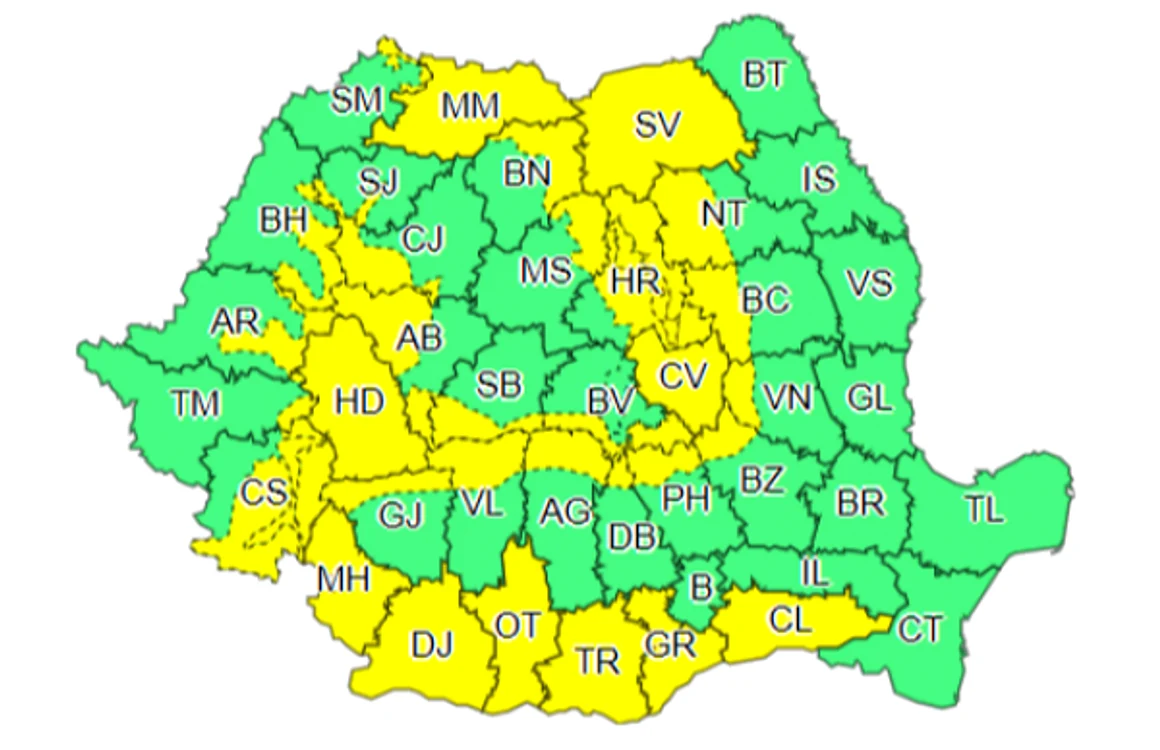 harta meteo/ anm 