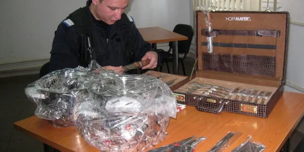 Produsele de uz casnic au fost confiscate de jandarmi