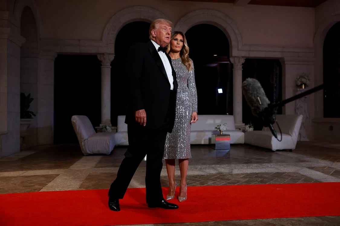 Donald și Melania Trump credeau că 2024 va fi un an de campanie electorală. FOTO: Getty Images