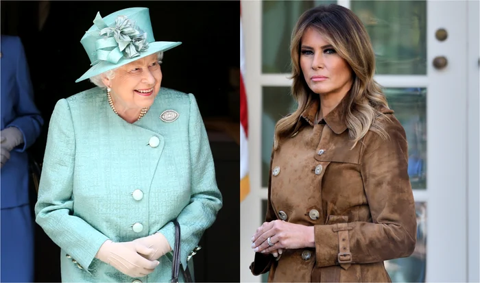 Regina Elisabeta a II a, Melania Trump foto Shutterstock jpg
