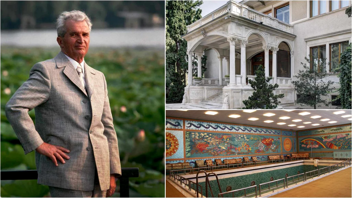 Palatul Primăverii este cea mai cunoscută reședință a lui Nicolae Ceaușescu
