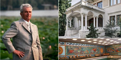 Nicolae Ceausescu si vila din Primaverii Foto Wikiepedia si Casaceausescu ro jpg