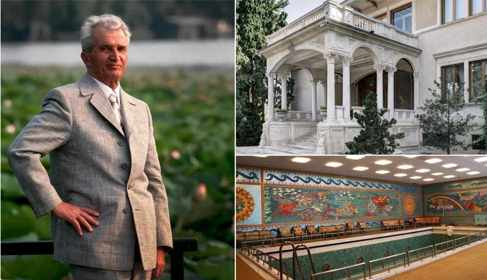 Nicolae Ceaușescu și vila din Primăverii Foto: Wikiepedia / casaceausescu.ro
