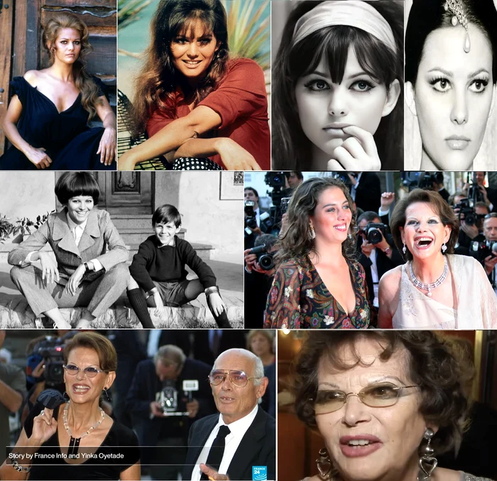 Viața Claudiei Cardinale în imagini Colaj capturi video YouTube France24&OneFashionQuestion&others j