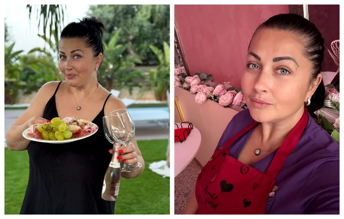 Gabriela Cristea, pasionată de gătit / FOTO: Colaj Facebook