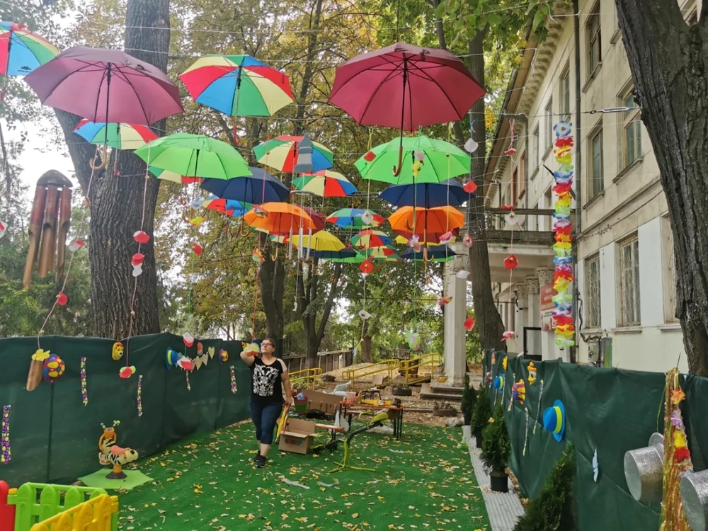 Grădina senzorială din Galaţi FOTO Fiundaţia ”Inimă de Copil”