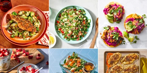 Plan alimentar pe 7 zile pentru slăbit, reducerea glicemiei și creșterea masei musculare Colaj EatingWell