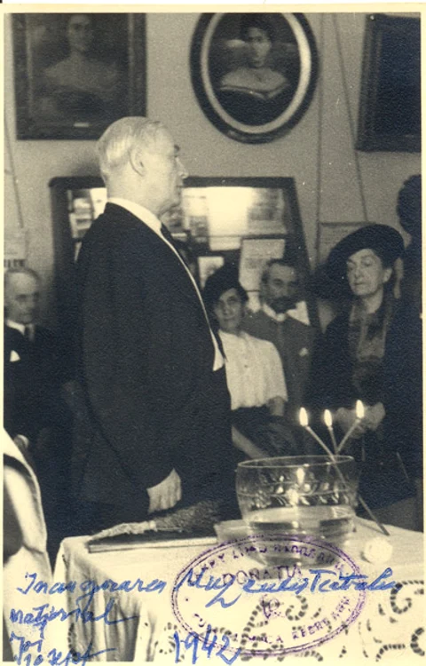 Liviu Rebreanu, directorul Teatrului Naţional, 10 septembrie 1942 FOTO TNB