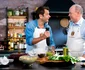 Laurent Mariotte și Prințul Albert de Monaco în bucătărie pentru emisiunea „Les Petits Plates”. FOTO: Michael Alesi/Palatul Princiar