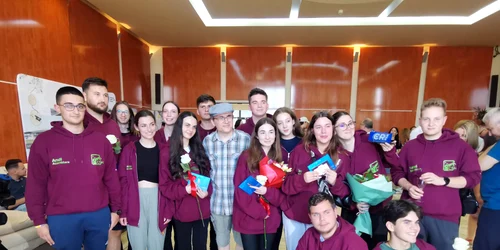 Echipa de robotică de la Pedagogic FOTO Ștefan Both