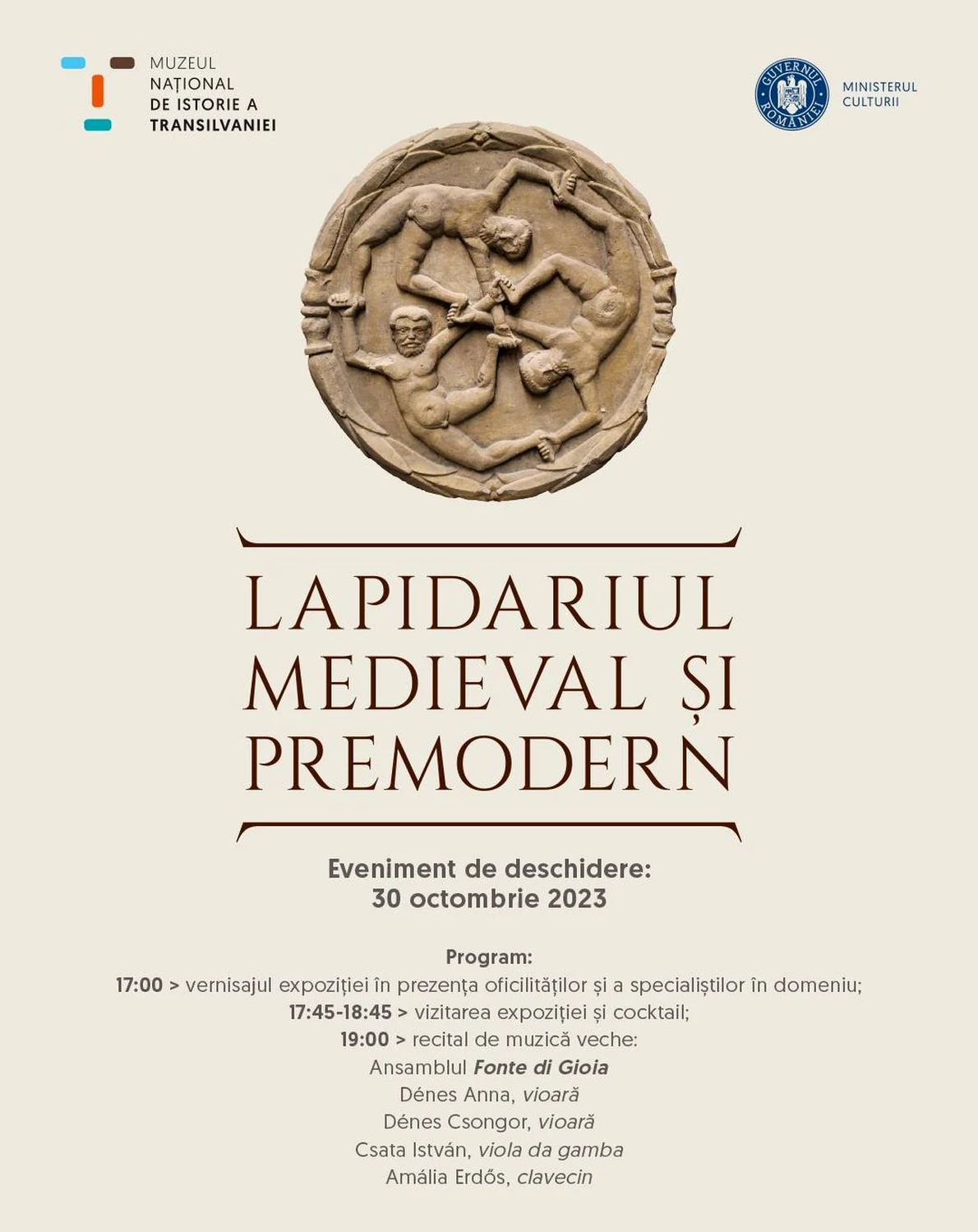 Deschiderea Lapidariului medieval și premodern al Muzeului Național de Istorie a Transilvaniei 