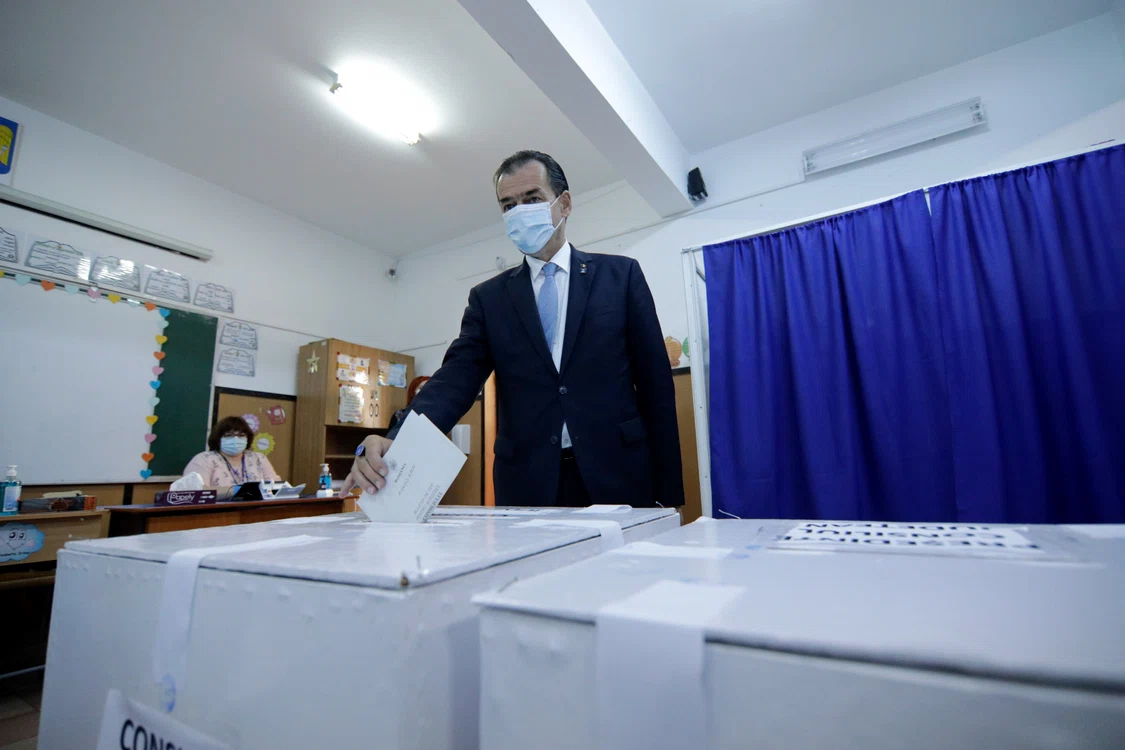 Ludovic Orban a votat în Dobroești, județul Ilfov