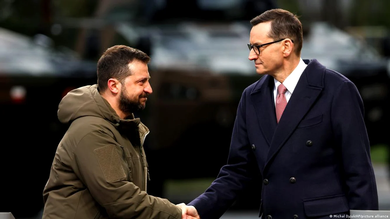 Premierul polonez Morawiecki întreține relații strânse cu președintele ucrainean Zelenski