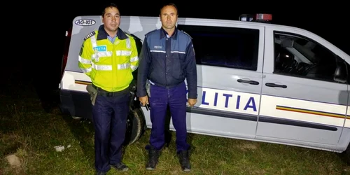 politisti copil gasit