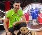 Florin Niță, mare iubitor de animale. Foto Protecția animalelor CJ Ilfov