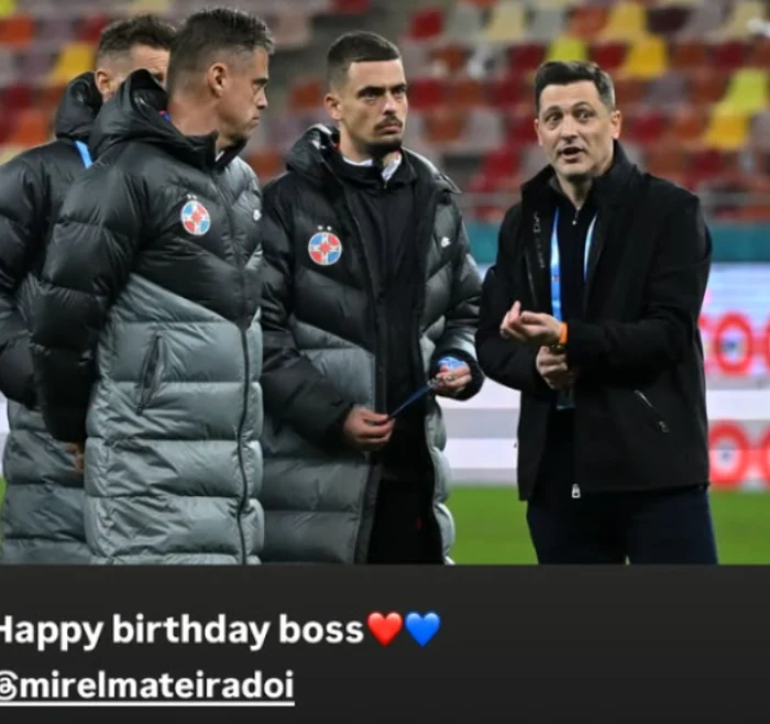 Mesajul transmis de fiul lui Rădoi  Foto/Instagram @denisradoi