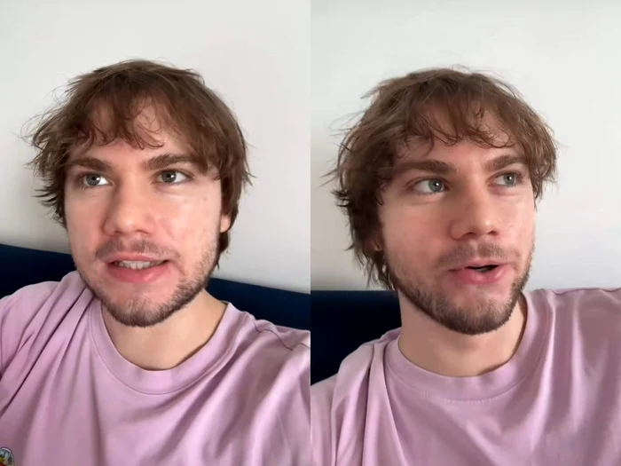 TikTok-erul care susține că a copiat la BAC. Foto: captură video TikTok