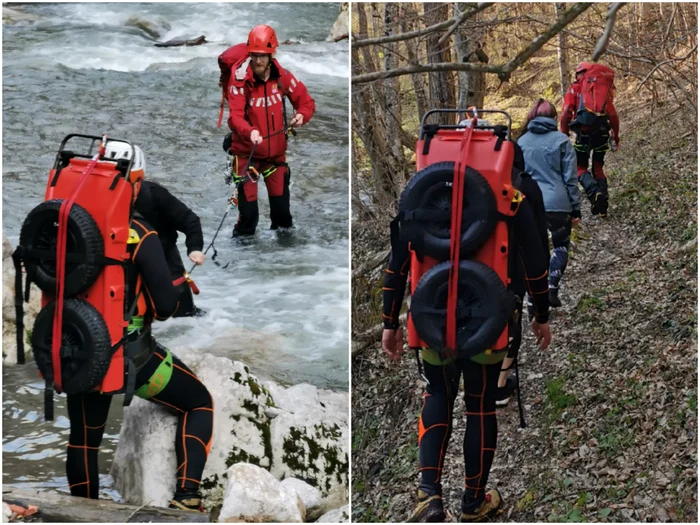 Intervenția a durat mai multe ore FOTO Salvamont Alba