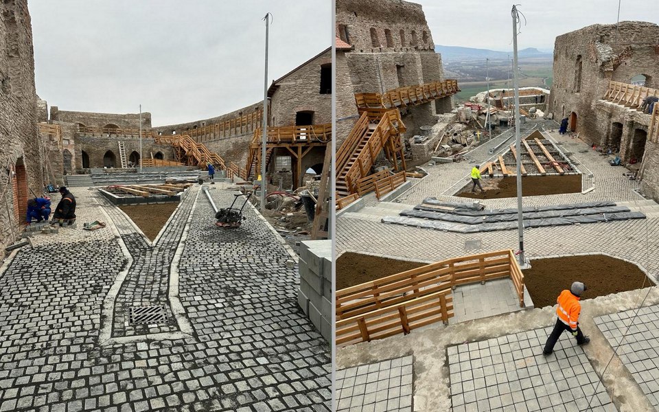 Val de ironii pe seama cetății medievale a Devei, după restaurare. „Acum pare un tort de la nuntă” FOTO