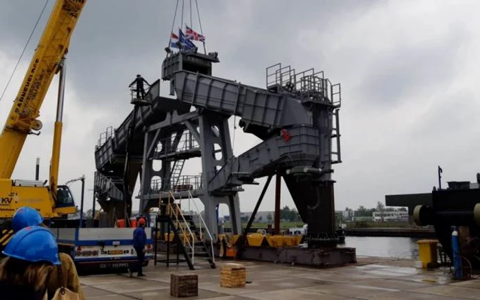 Aşa arată instalaţia care va echipa nava Cemex FOTO Damen Group