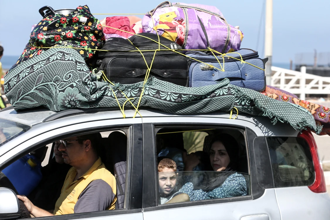 Ordinul de evacuare din Gaza a lăsat sute de mii de oameni fără apă, curent și hrană FOTO Profimedia