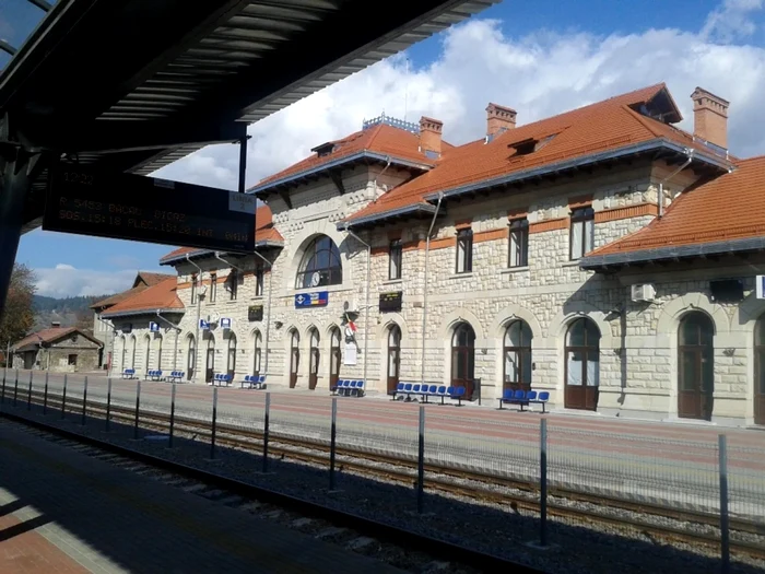Este una dintre cele mai frumoase gări din România