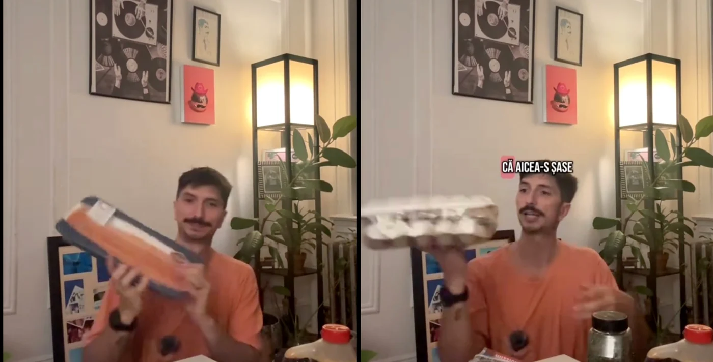 Românul vorbește despre cheltuielile din New York / foto: TikTok