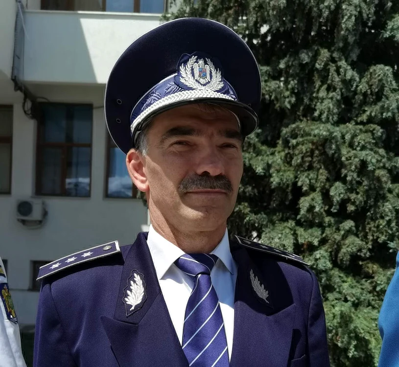 Șeful IPJ Vaslui, comisarul șef Dan Pelin FOTO Vremea Nouă