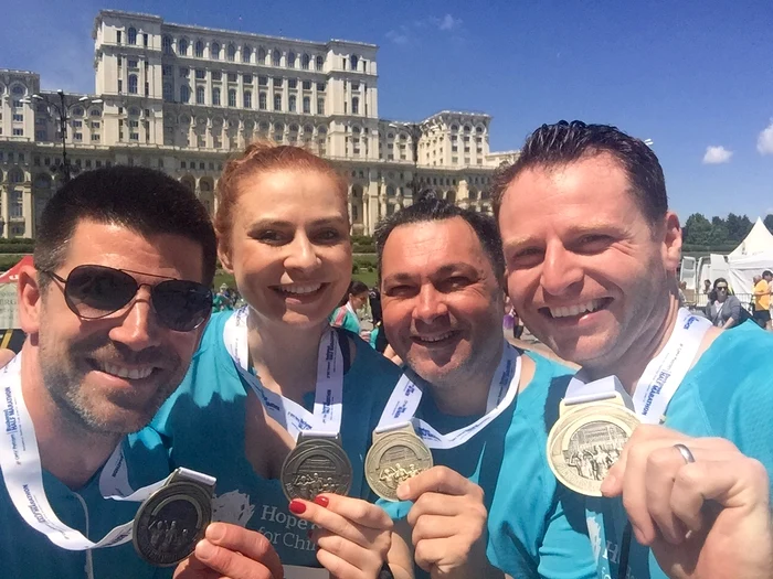 Adina Buzatu a alergat la Semimaratonul București