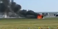 o masina zburatoare a luat foc in china foto captura video png