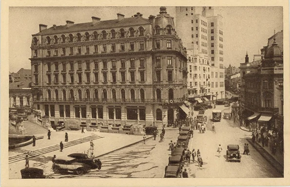 București. Calea Victoriei și Palatul Telefoanelor, în perioada interbelică (© iMAGO Romaniae)