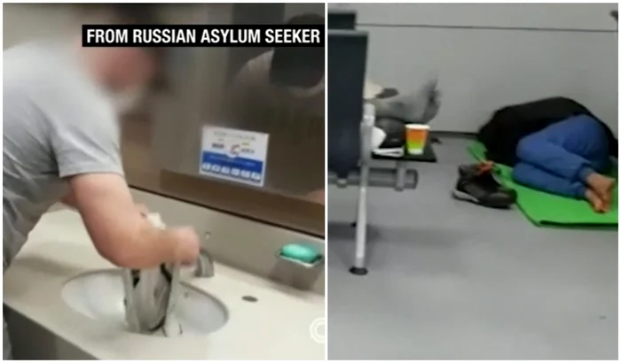 Dmitri și-a spălat hainele în chiuvetă FOTO Captură video/ CNN